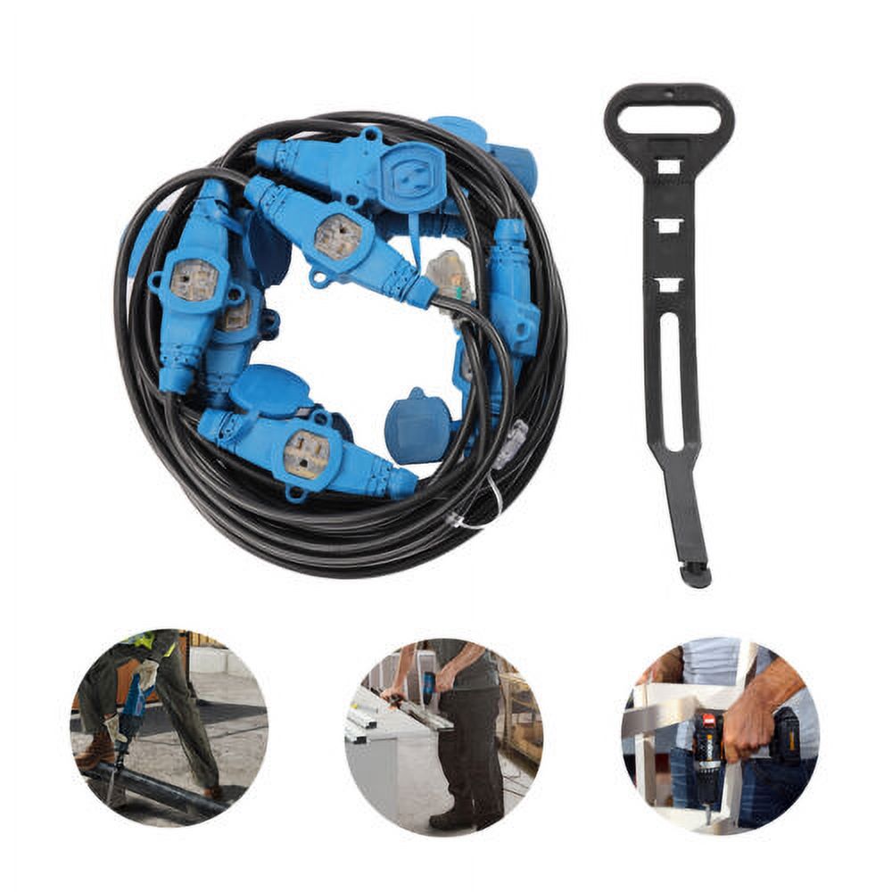 13 Plugs 65FT 12 Awg Power Extension Cord A542175