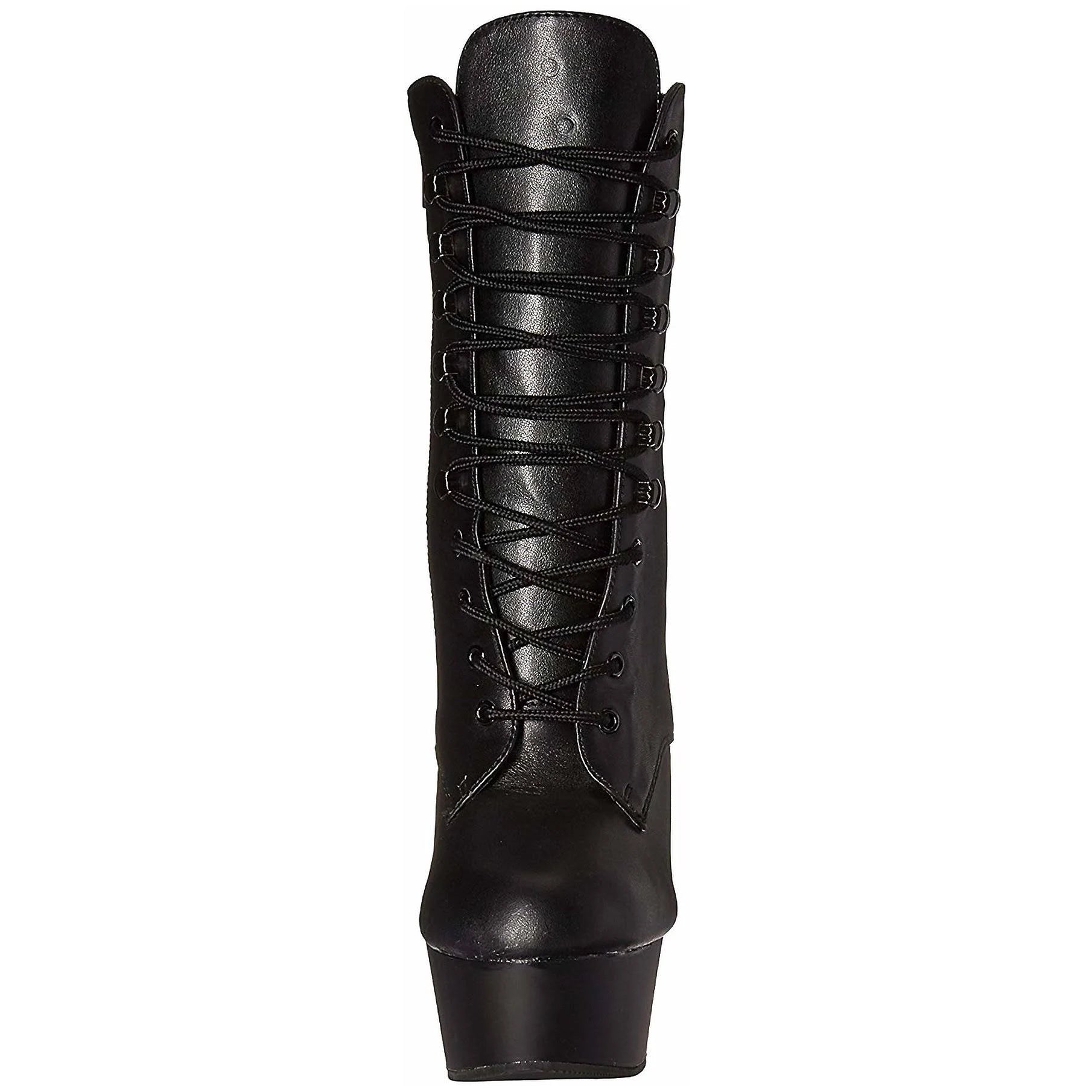Black Leather Boots P6416