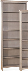 Taupe Gray Shaker Bookcase W678585