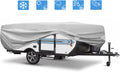 520D Oxford Pop up Camper Cover Waterproof Breathable Anti-UV Ripstop RV Storage Cover U3742