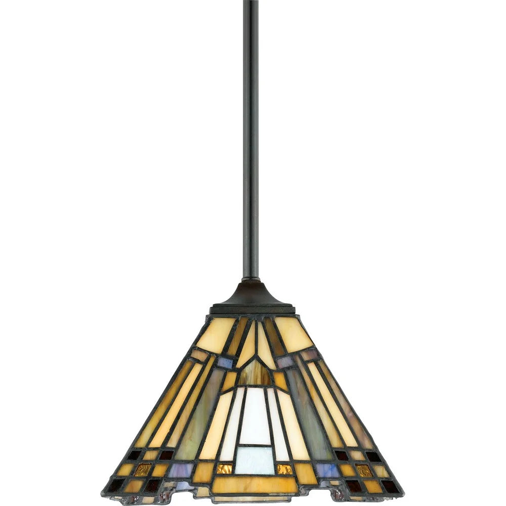 Geometric Tiffany Mini-Pendant Light D668