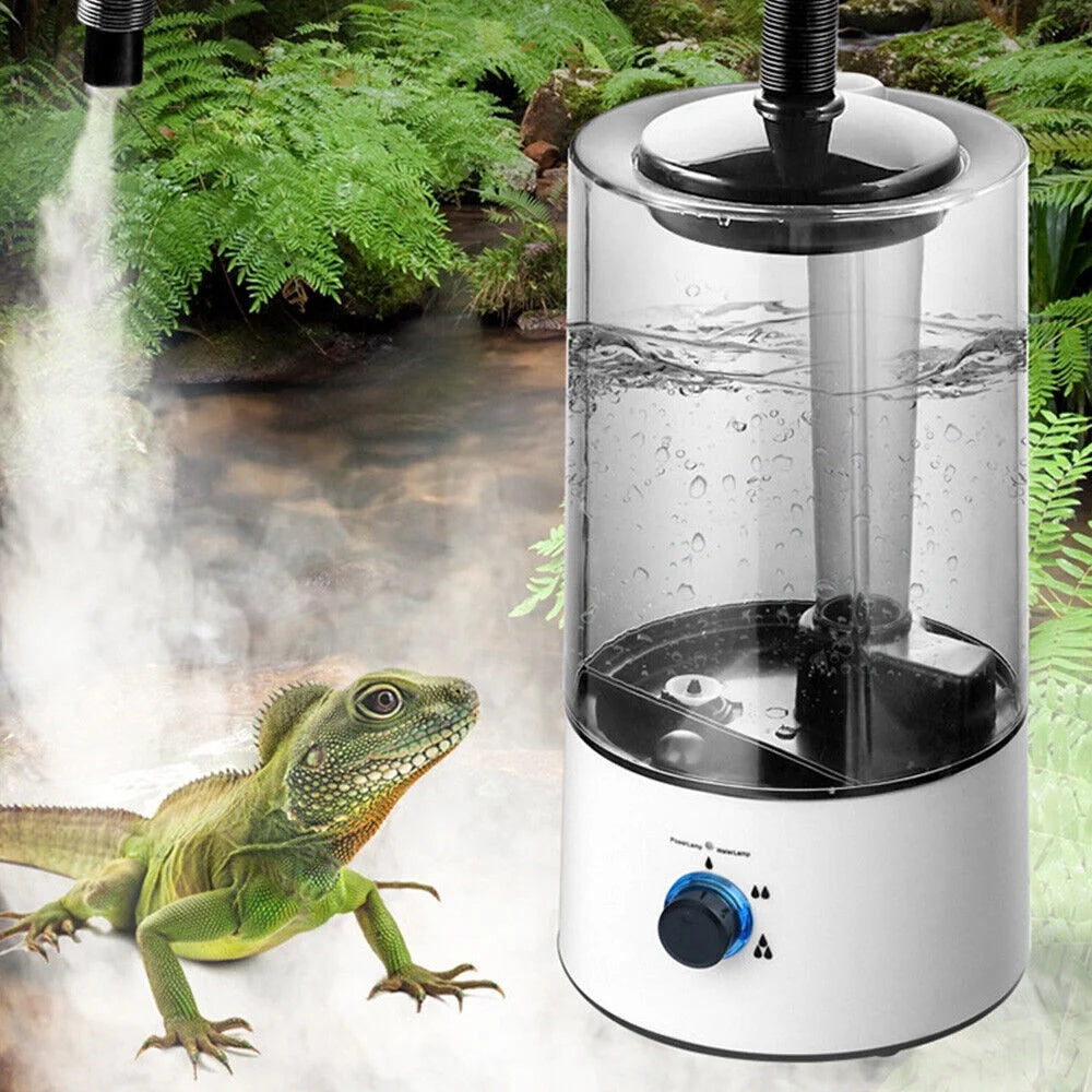 Reptile Terrarium Humidifier Fogger 4L Capacity Misting Machine with Hose I612