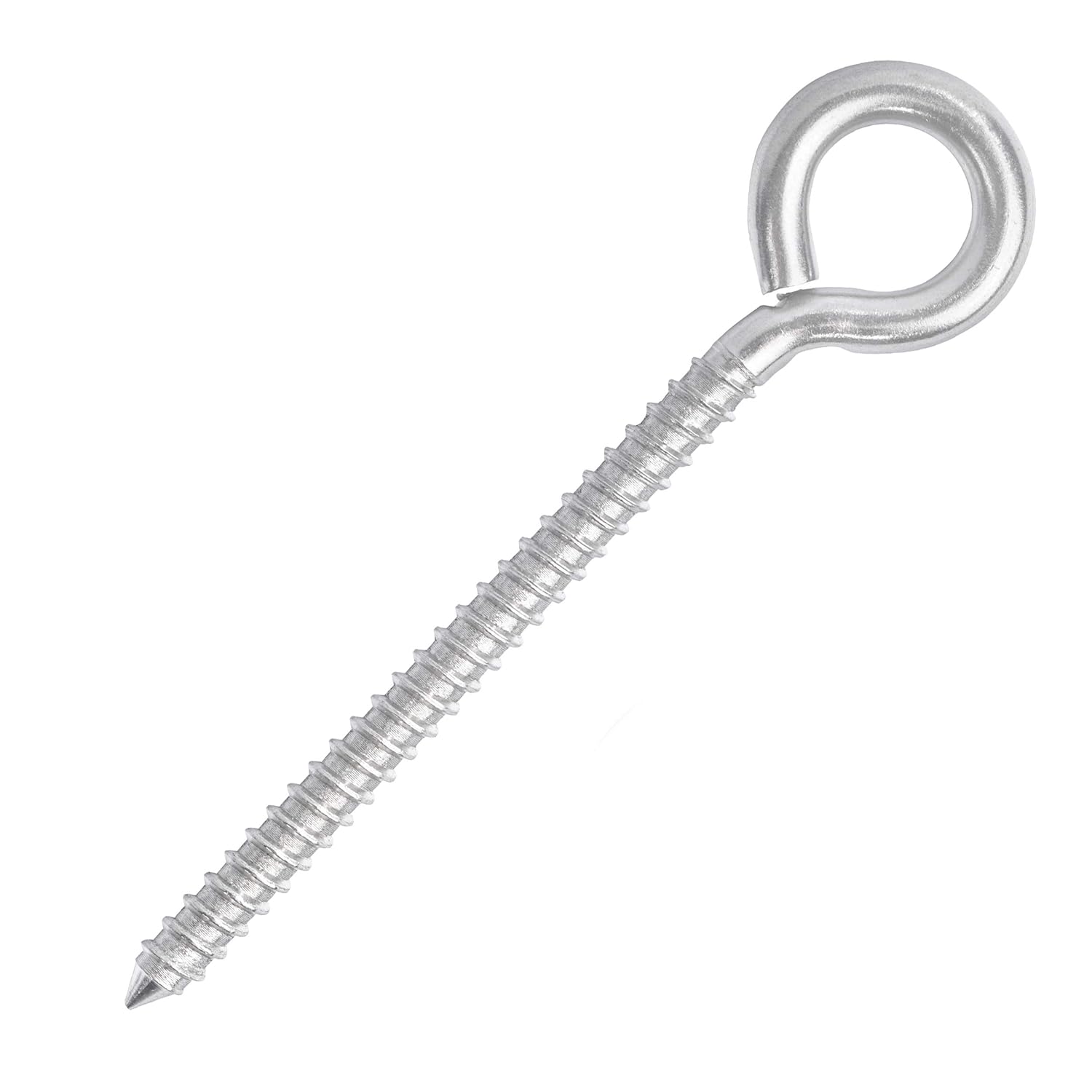 3/16” x 1” Long T316 Marine Grade Stainless Steel Lag Eyebolts – Lot of 100 B954415