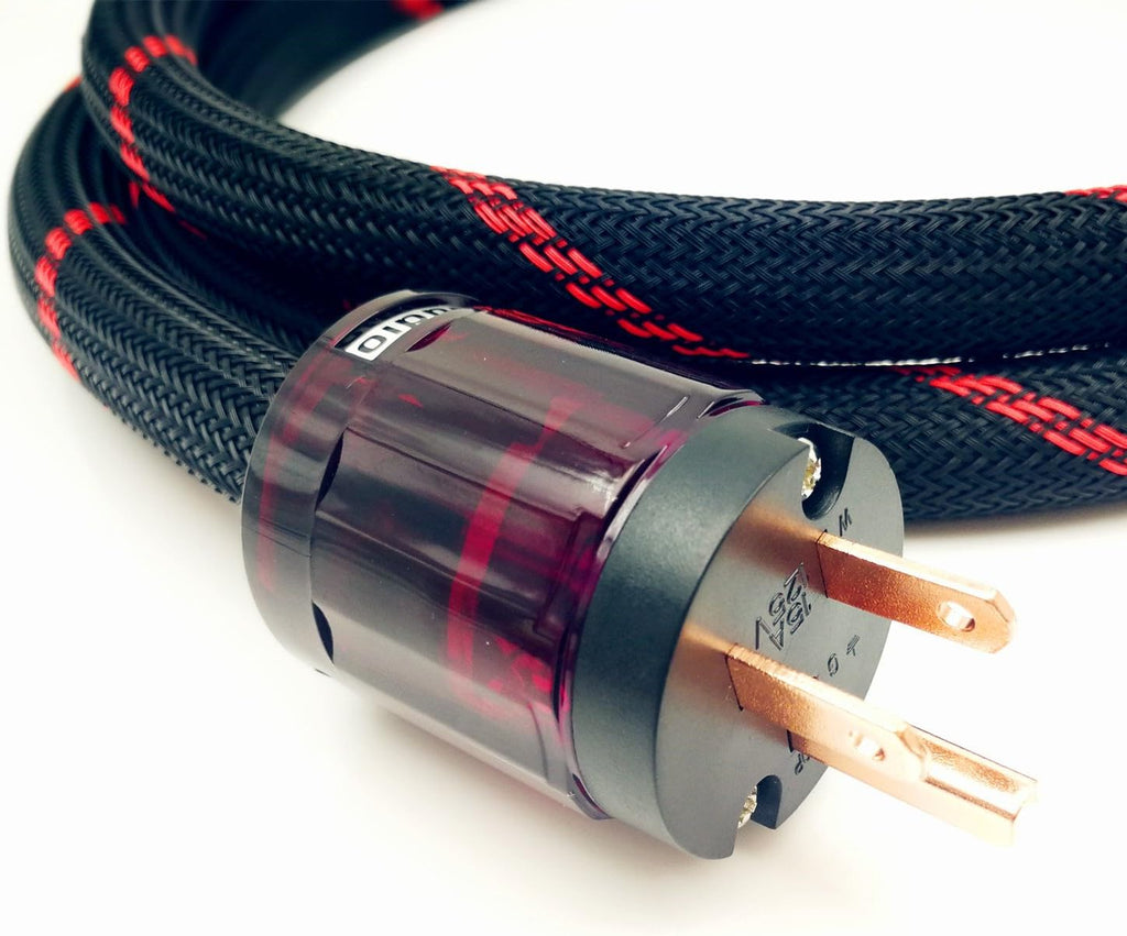 10 AWG HiFi Audio AC Power Cable Power Cord US Plug 6.6FT Pack of 2 L374170