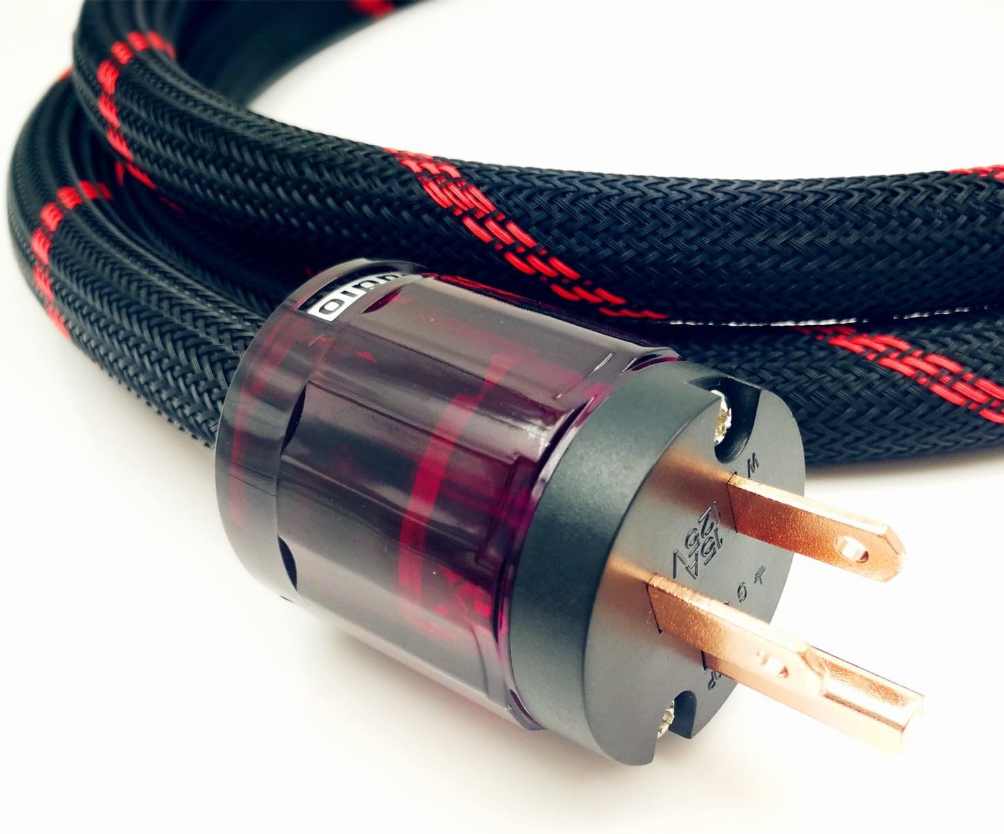 10 AWG HiFi Audio AC Power Cable Power Cord US Plug 6.6FT Pack of 2 L374170