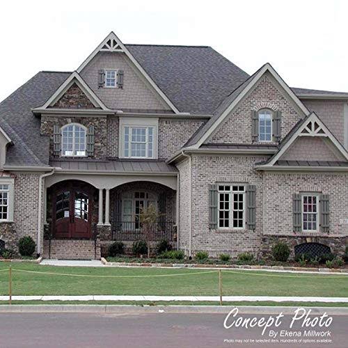 White Composite Board-n-Batten Shutters (Per Pair) R9760