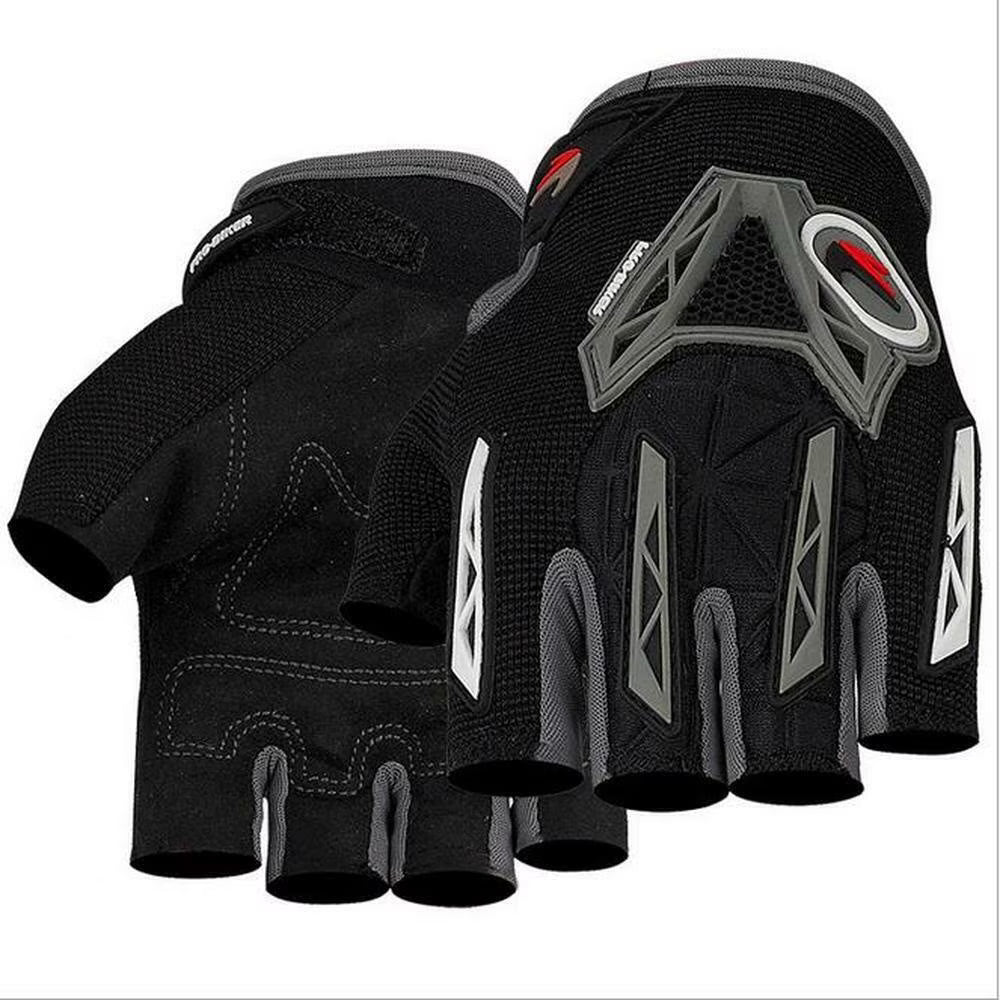 Motorcycle Half Finger Gloves Shockproof Bicycle P51218