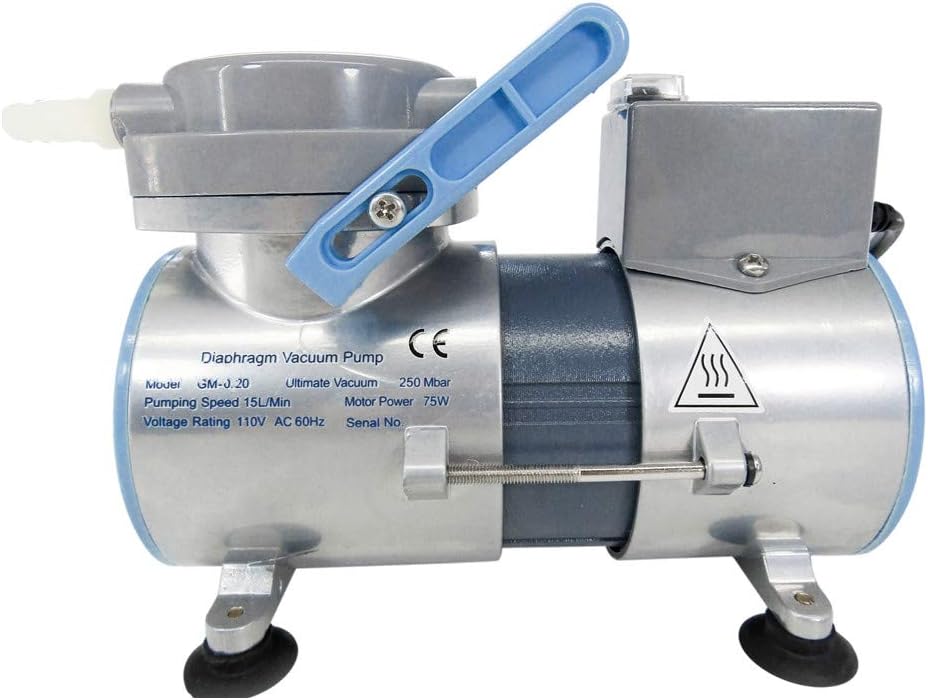 Oilless Diaphragm Vacuum Pump 12L/min 0.5CFM 110V US Plug X30017