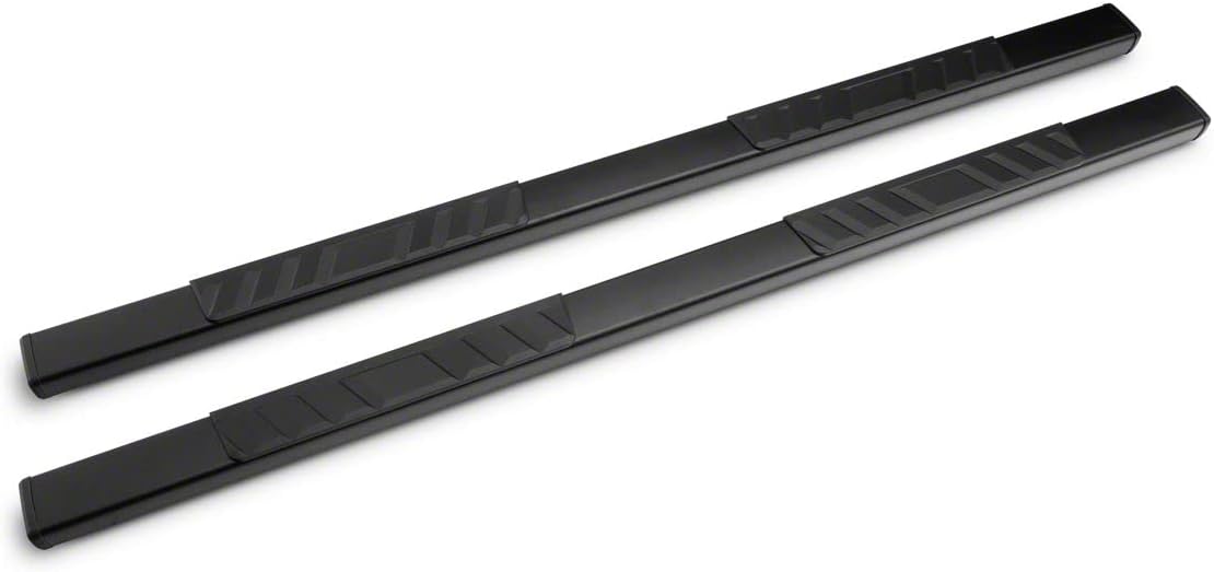 Black Steel Side Step Bars M2788