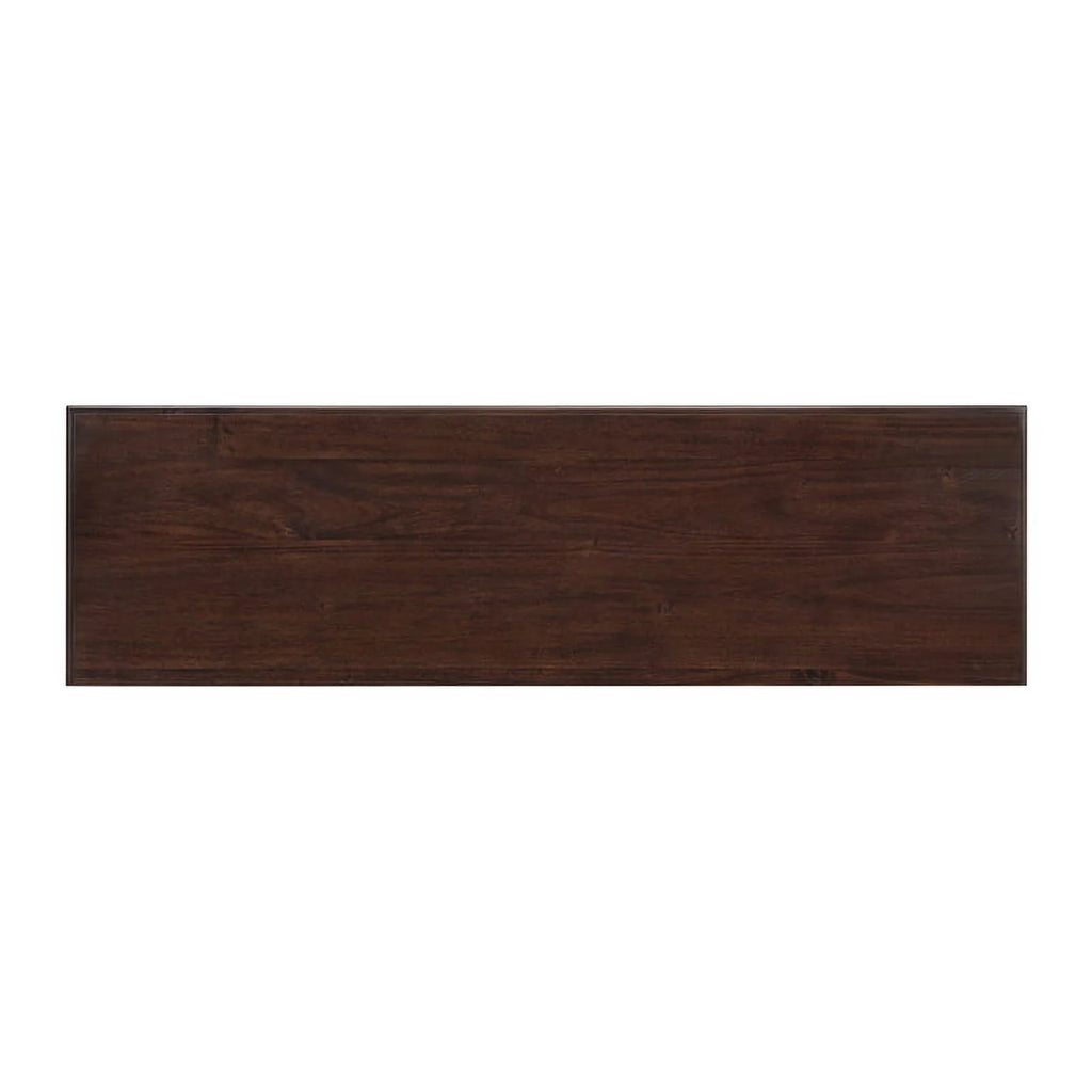 63" TV Stand Catalina Blue with Coffee Walnut Top V474802