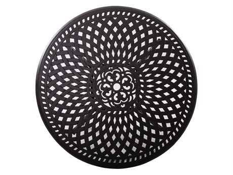 60 Cast Aluminum Round Bar Table Y1014