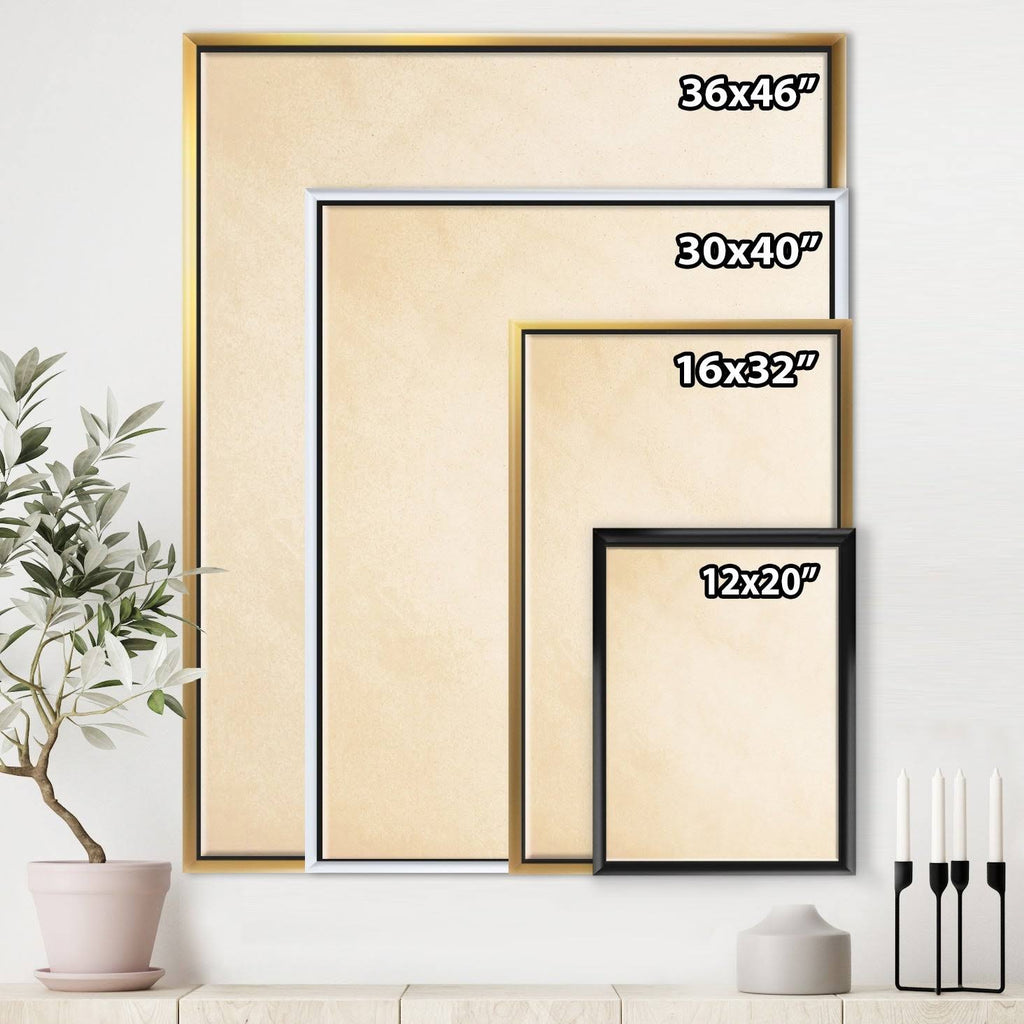 Modern Framed Canvas, 36 inch x 46 inch L5476