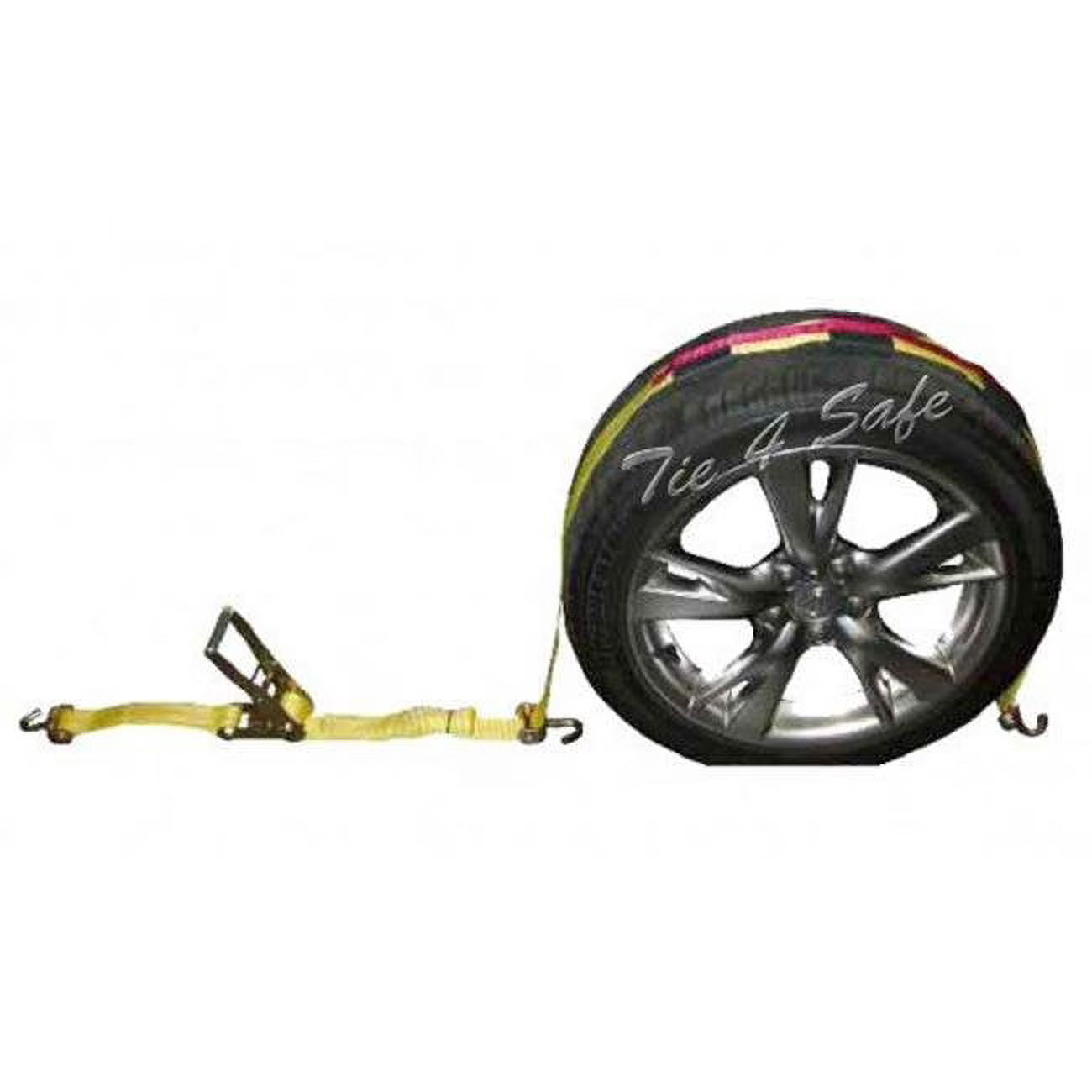Yellow 10 Piece Car Tie Downs with Ratchet Buckle U247130