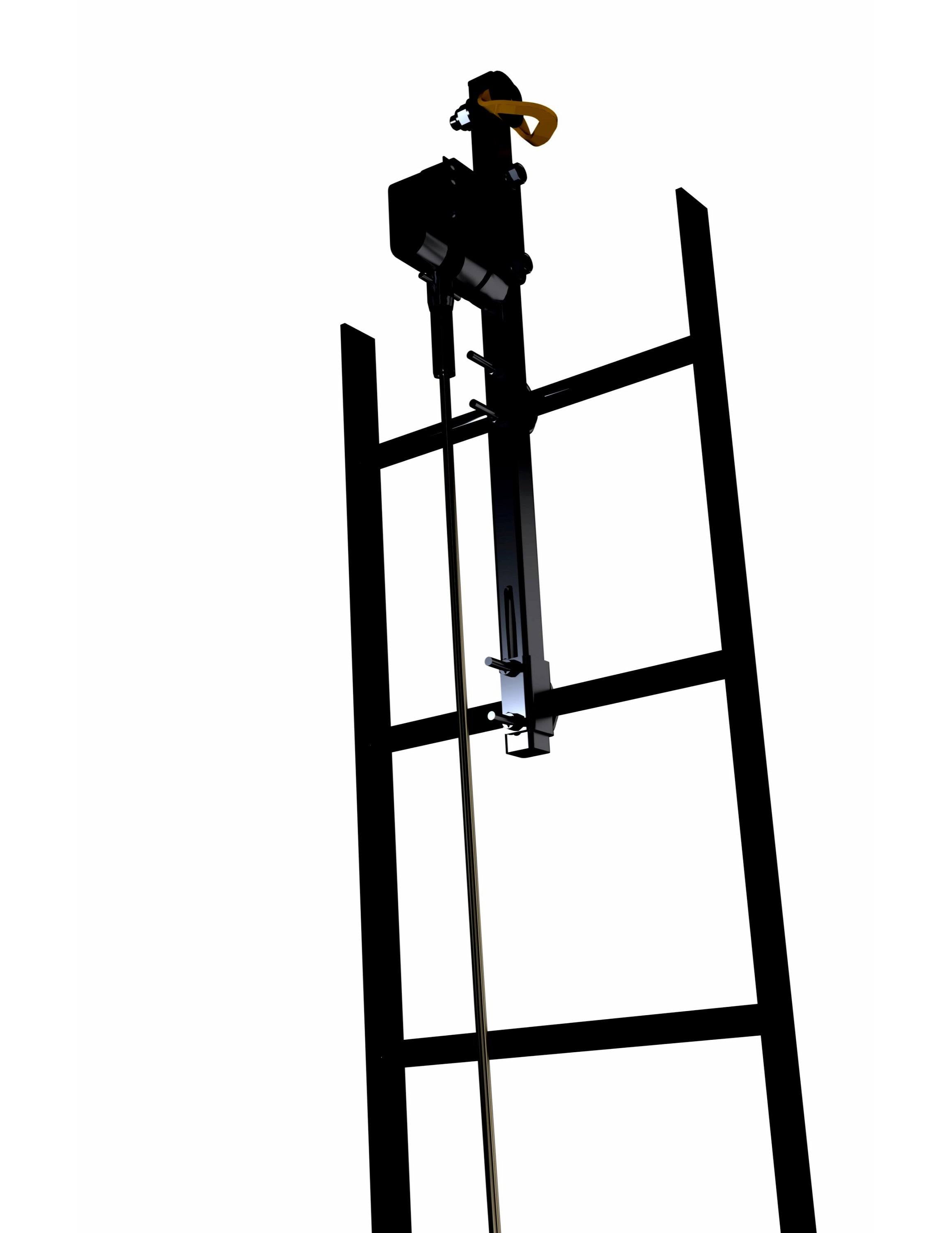 Galvanized Steel Vertical Safety System, 90 ft P7712