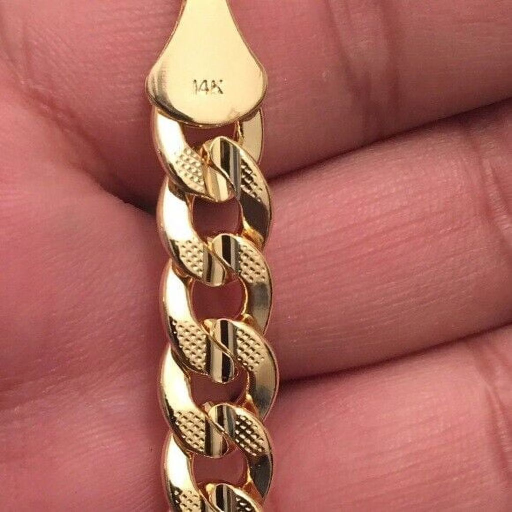 10mm 20" Gold Plated Brass Cuban Chain Necklace N20680