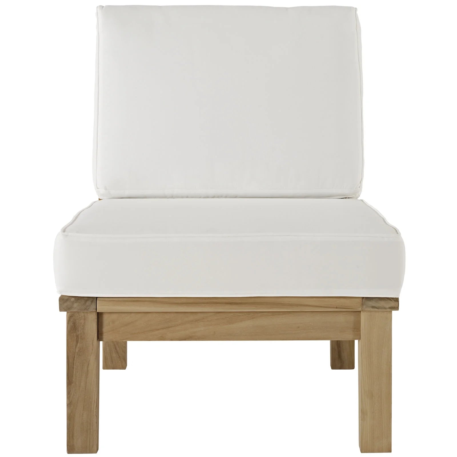 Natural White Teak Outdoor Sofa J7371
