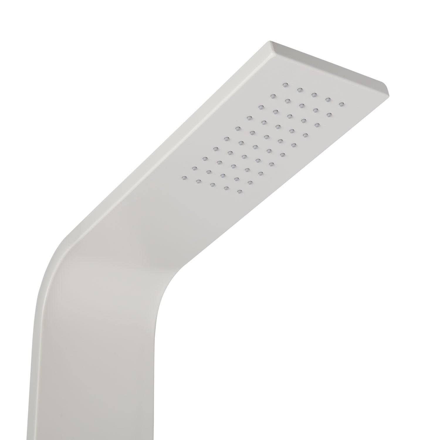 White Powder Coat Outdoor Shower Panel Z707