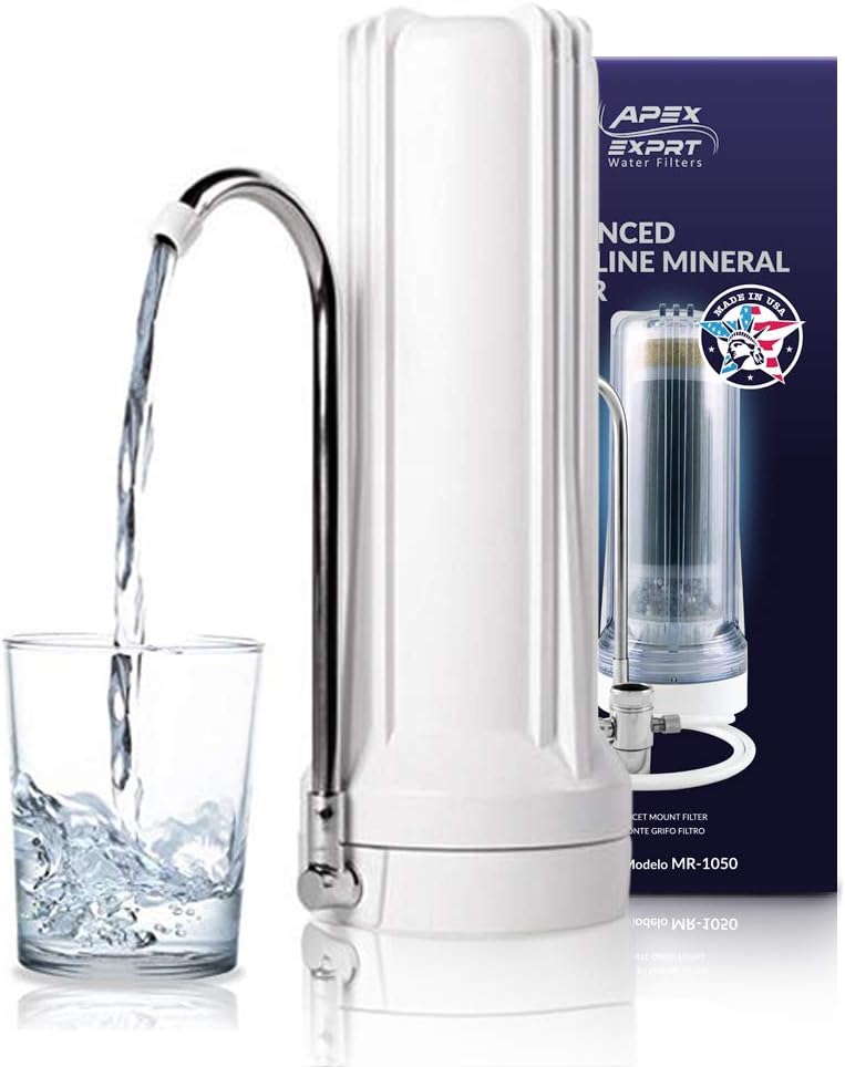 White Countertop Drinking Water Filter Q864434