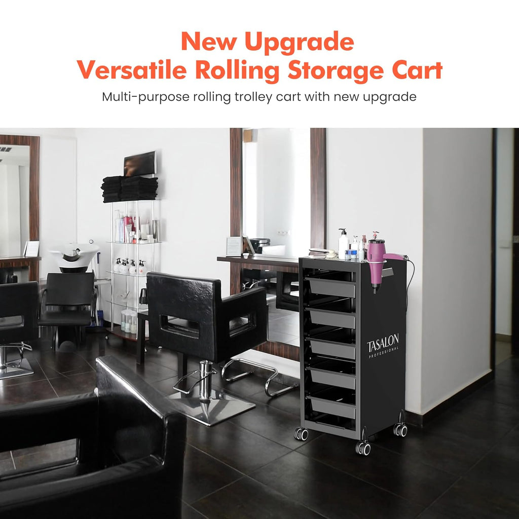 Salon Trolley Cart with 5 Trays H222
