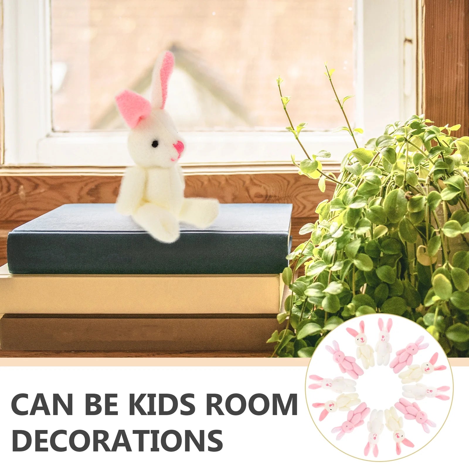 15 Pcs Hanging Pp Cotton Plush Toy Ornament D73121