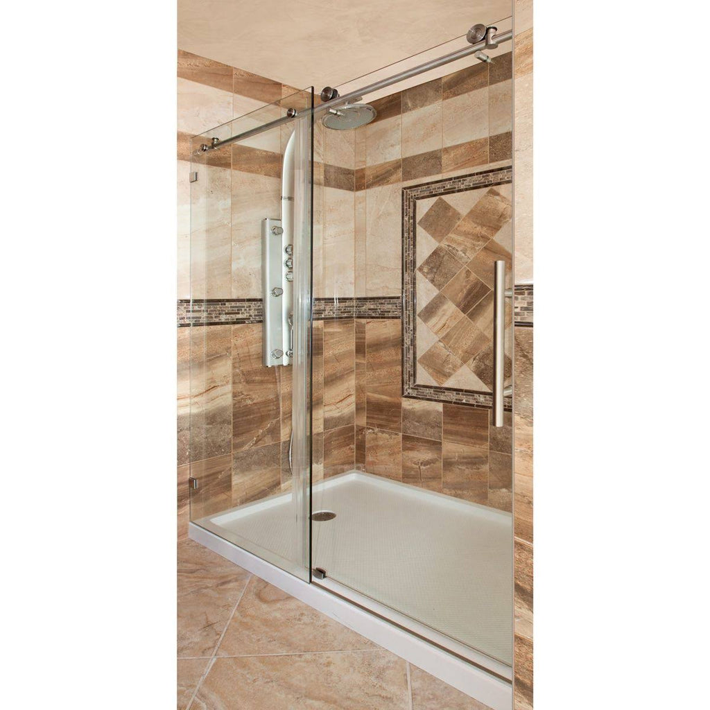 Frameless Sliding Shower Door Chrome Q801247