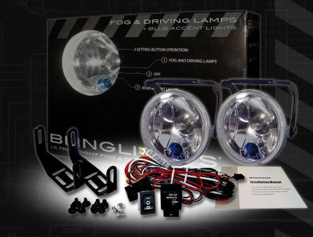 Fog Lights Lamps for 2012-2024 Mitsubishi Mirage W9369