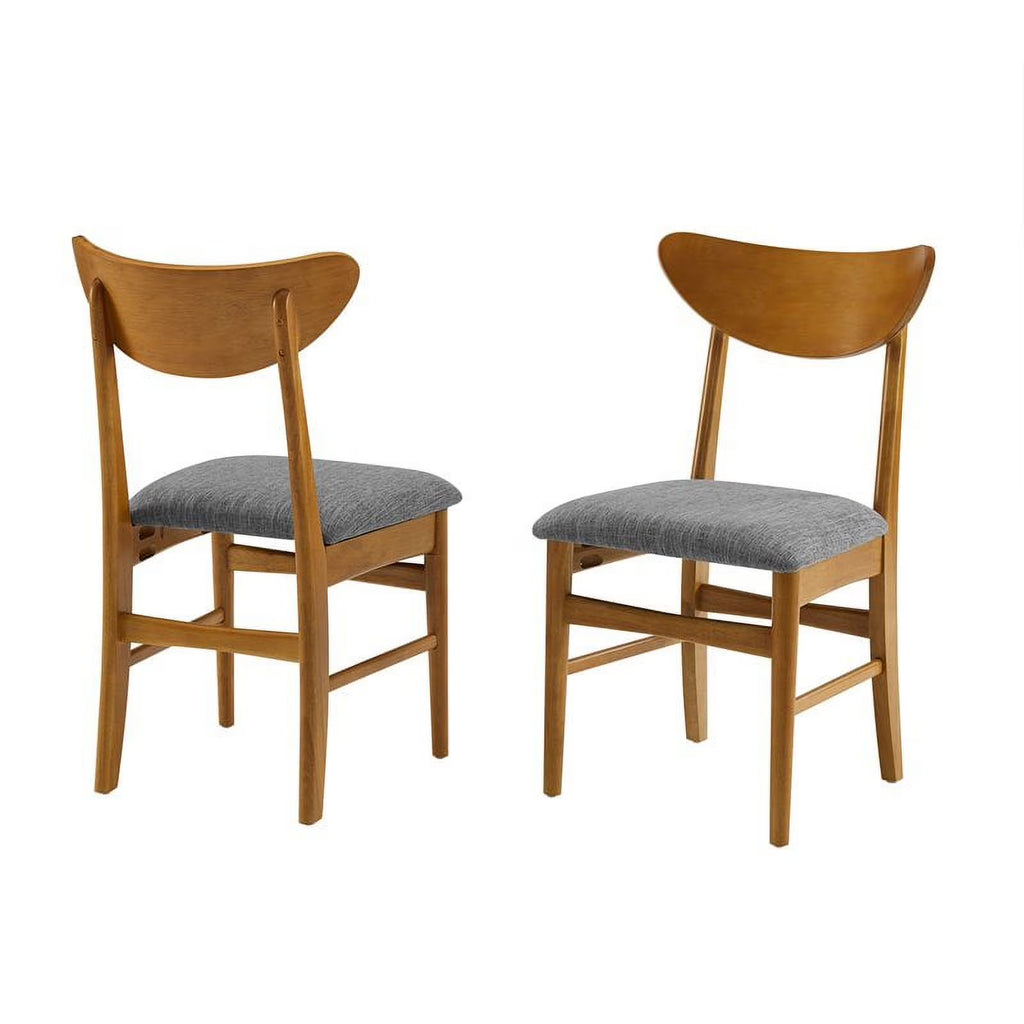 Mid-Century Wood Dining Chairs (Set of 2) K692