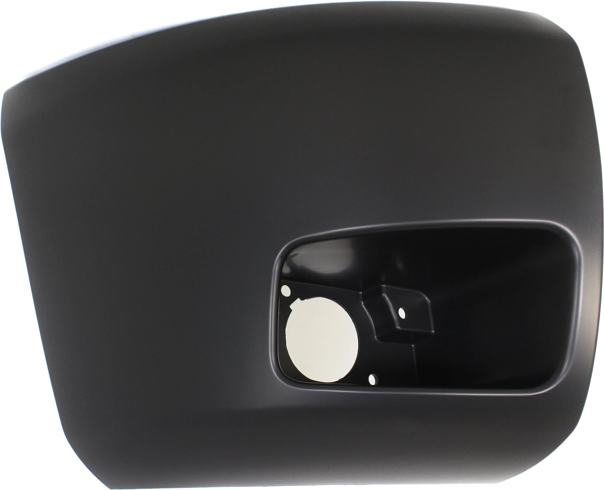 RH Primed Face Bar Cap with Fog Light Hole E37048
