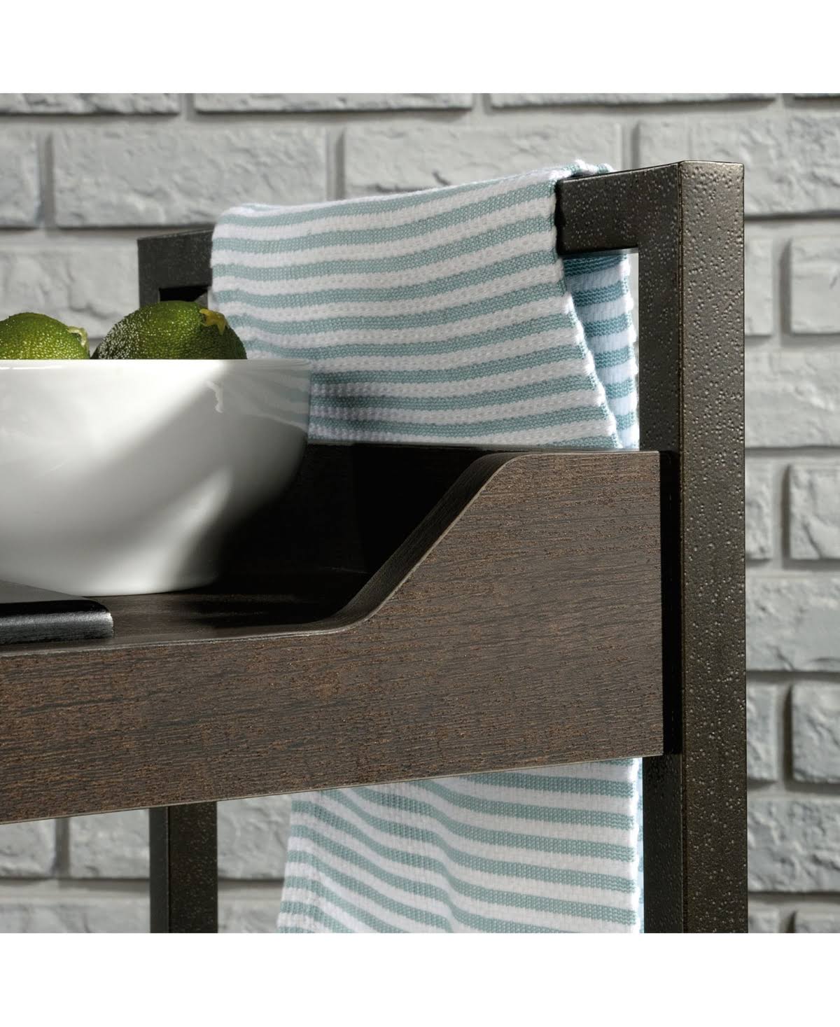 Smoked Oak Cart V641297