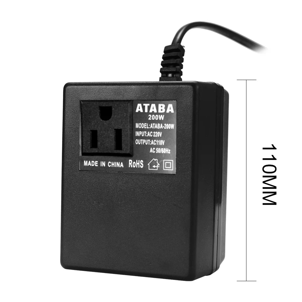 200W AC 220V Step Down Voltage Converter D409