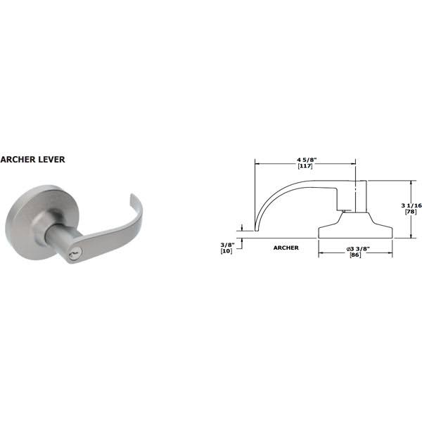 Grade 2 Cylindrical Lock F467