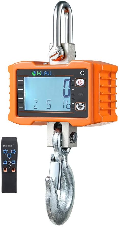 Silver LCD Display Hanging Scale Q693463