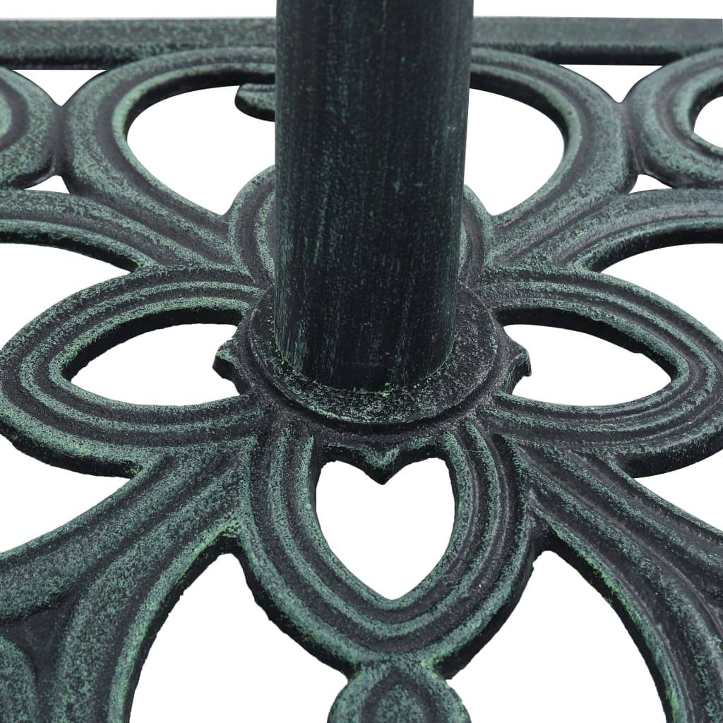 Green 26.5 lbs Cast Iron Umbrella Base U4669