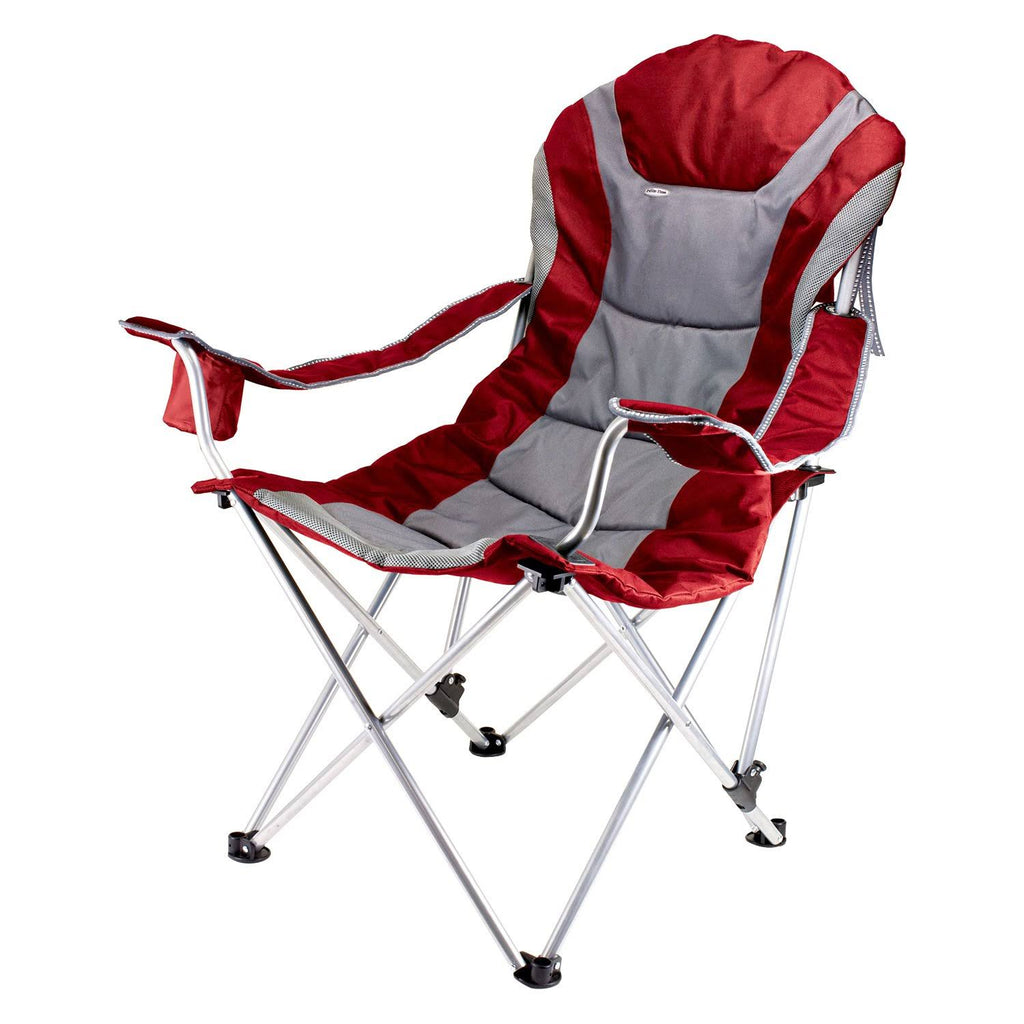 Red Reclining Camp Chair K2189