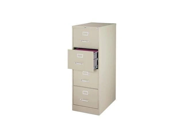 Vertical Filing Cabinet 4 Drawers Metal P830871