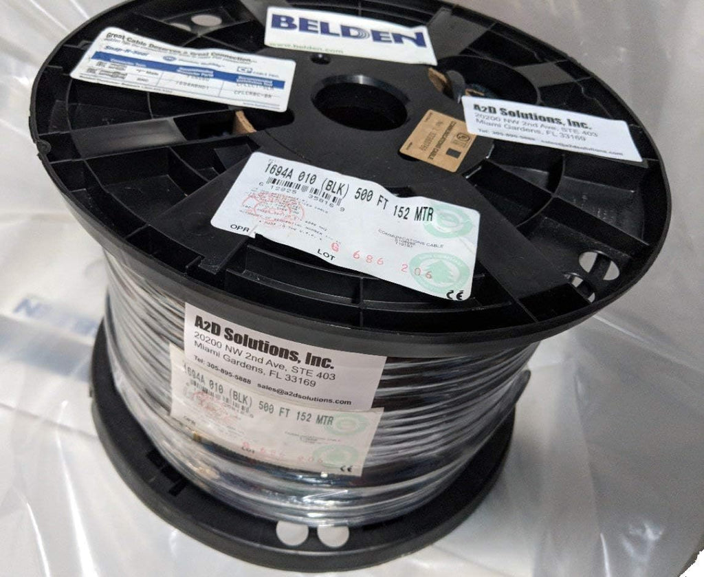 18 AWG 75 Ohm 500 ft Coaxial Cable F202235