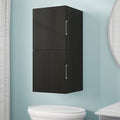 Black Wood Linen Cabinet K377881