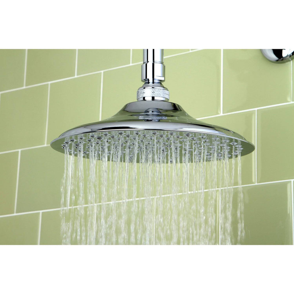 Brushed Nickel 5-1/4-Inch Shower Head with Shower Arm Q667008