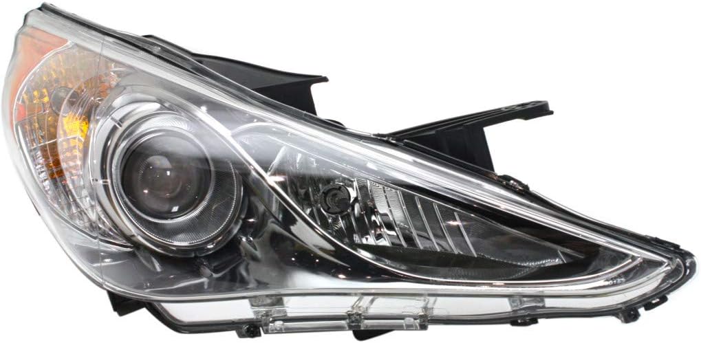 Headlight Assembly Passenger Side Chrome Bezel S12270