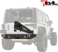 Rear Bumper with Spare Tire Rack and Hitch Receiver with 2 LED Lights M32966