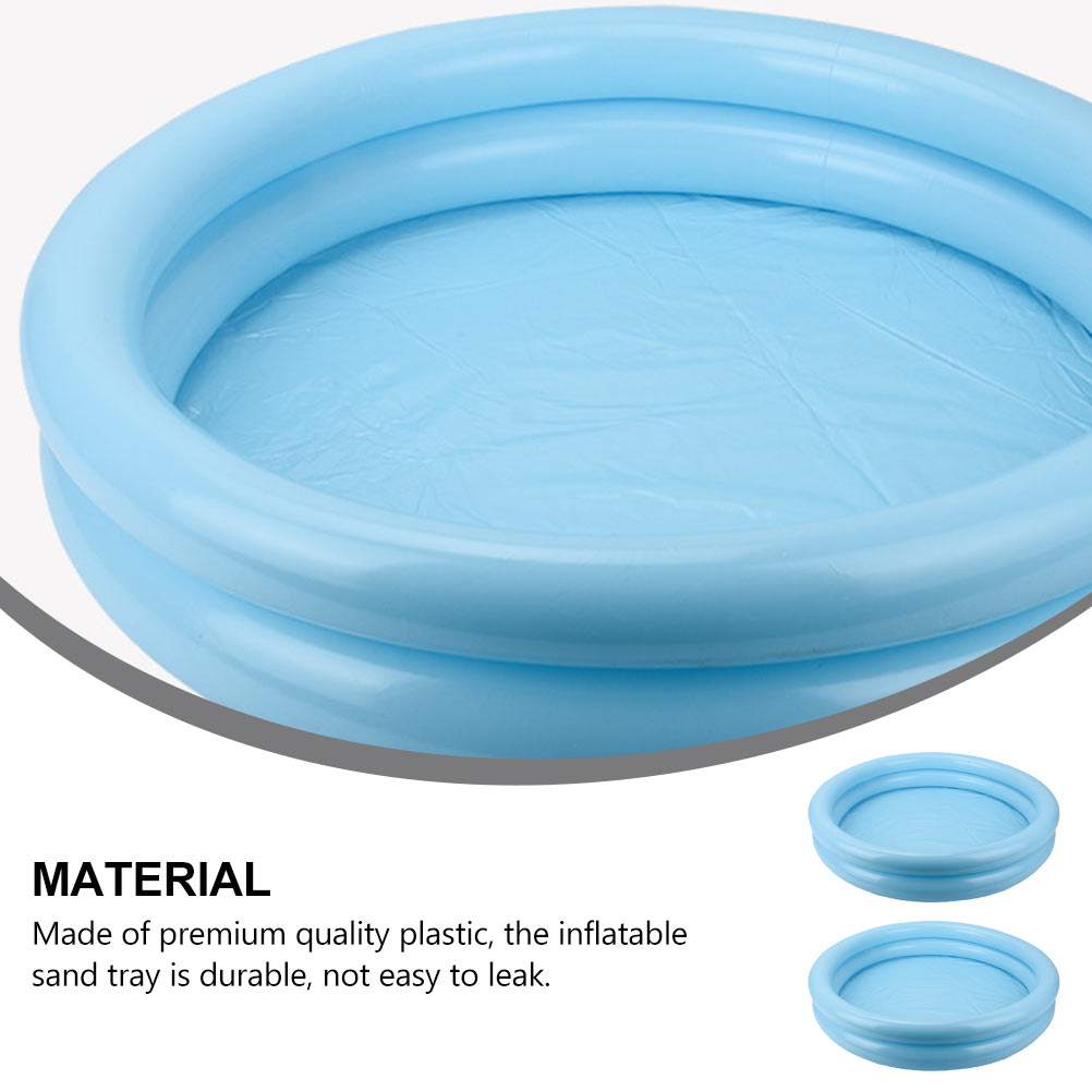 Inflatable Sand Trays, 2Pcs Portable Moldable Play Sand Trays T130