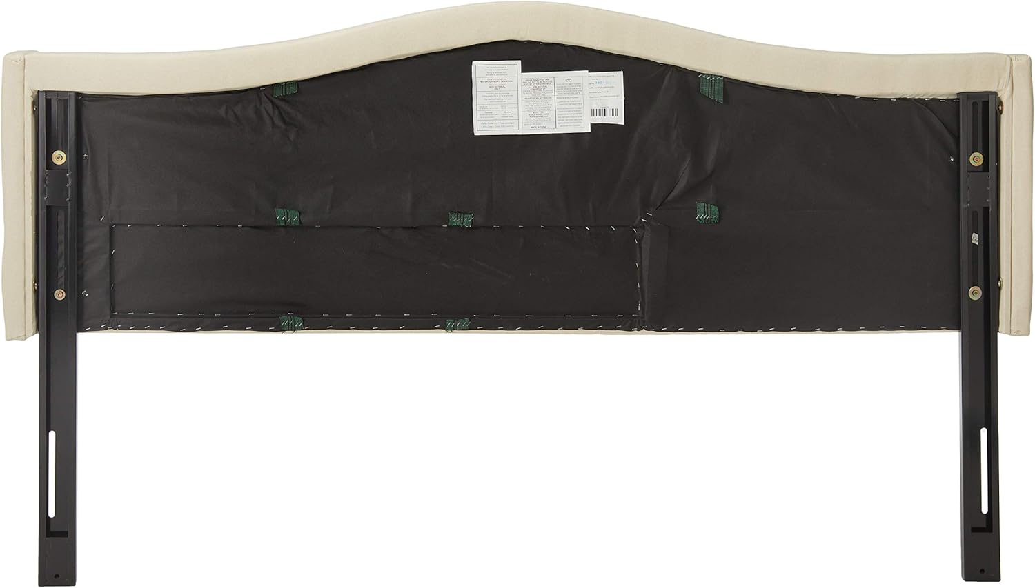 Beige Adjustable Fabric Headboard P66429