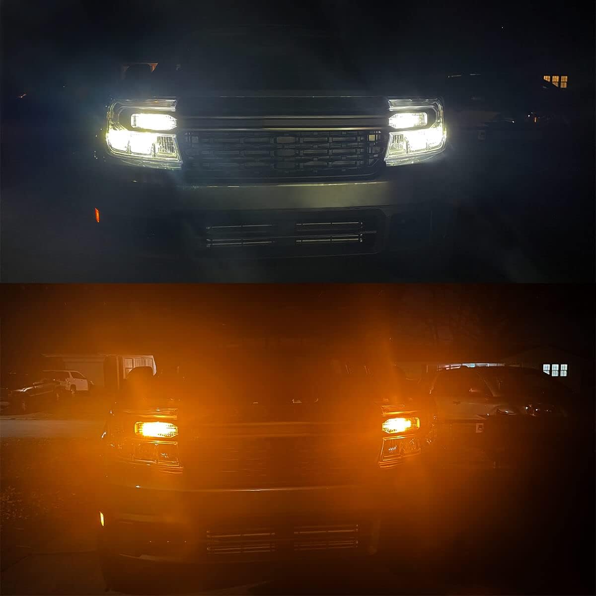 4257 LED Bulb Switchback Front Turn Signal Canbus Ready Amber Blinker White DRL (2 Pack) G19613
