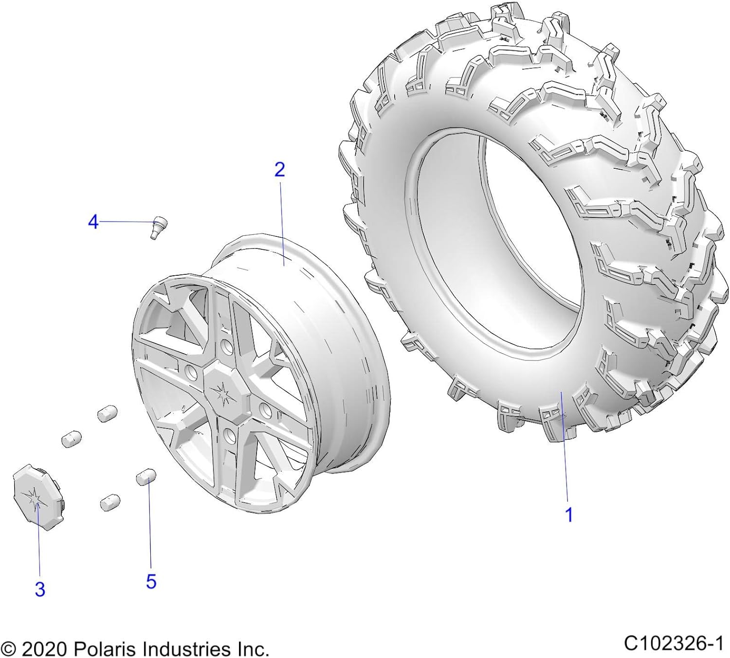 26x9r14 ATV Tire E259