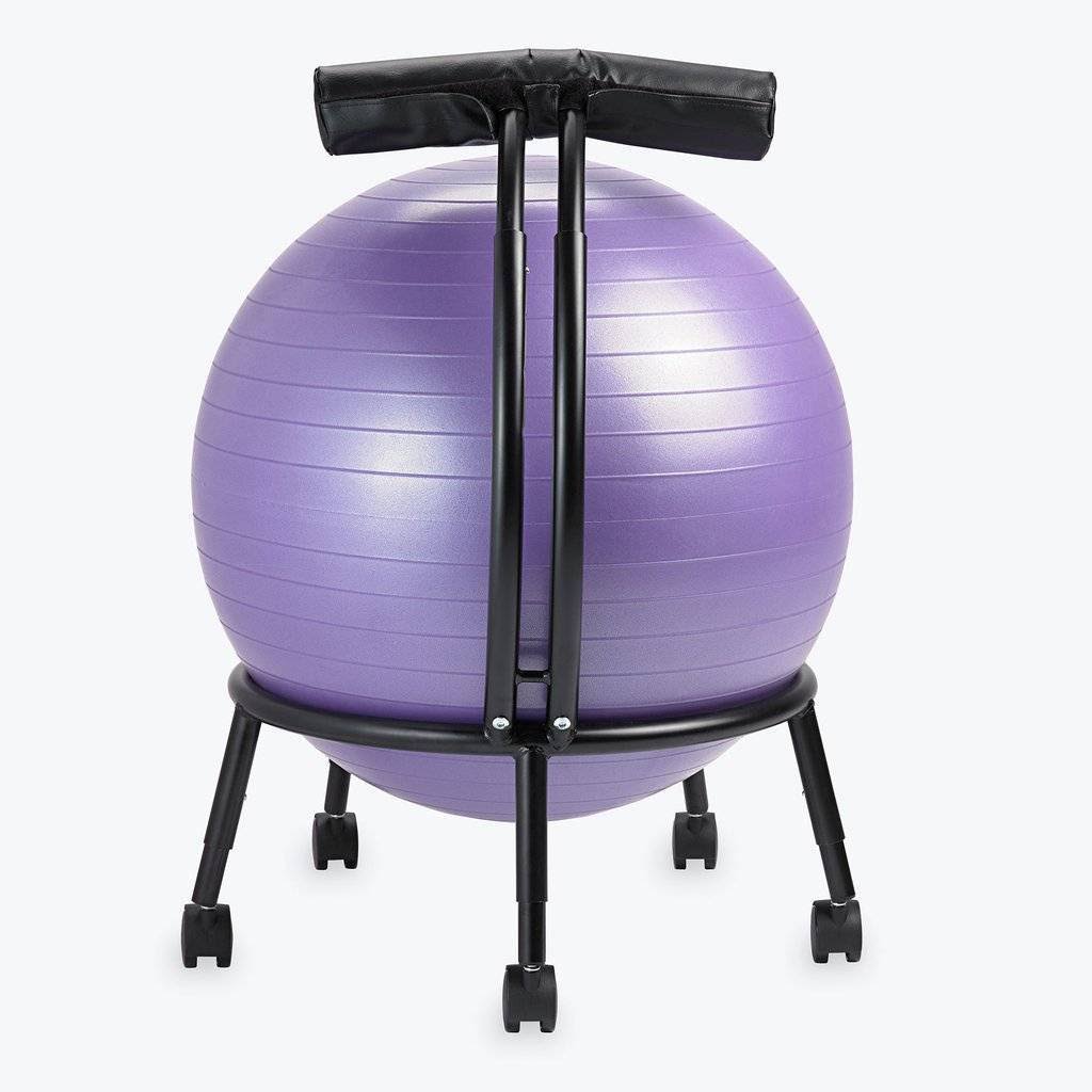 Black Yoga Balance Ball Chair Q1094