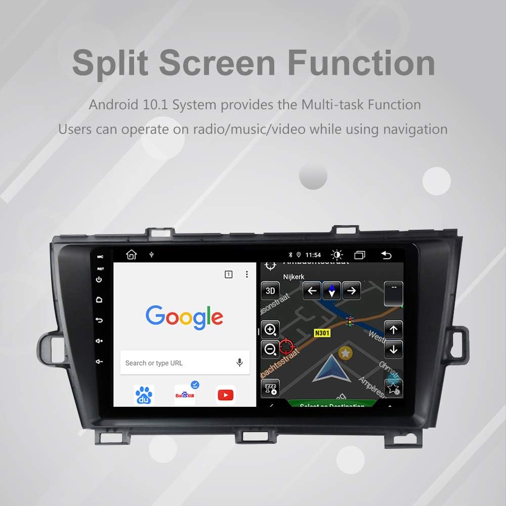 9 inch Capacitive Touch Screen Car Stereo with Bluetooth for Toyota Prius 2010-2015 B82256