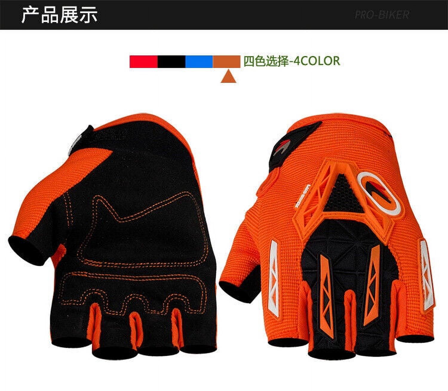 Motorcycle Half Finger Gloves Shockproof Bicycle P51218