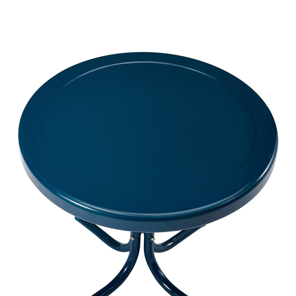 Navy 3-Piece Metal Patio Conversation Set K5074