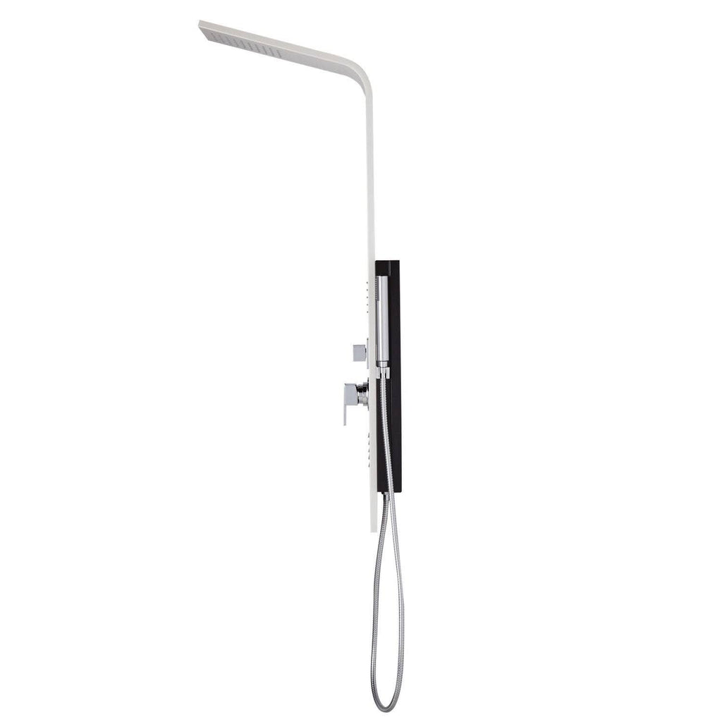 White Powder Coat Outdoor Shower Panel Z707