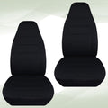Black Velour Truck Bucket Seat Covers E437832